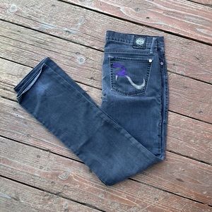 Rock and Republic Jeans Gray/Black(purple thread/white thread)